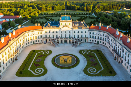 The Esterhazy Palace near to Sopron in Fertod, Hunary-stock-foto