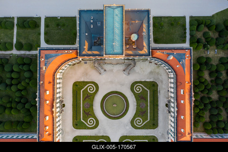 The Esterhazy Palace near to Sopron in Fertod, Hunary-stock-foto