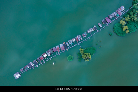 Lake Bokod next to Oroszlany city in Hungary-stock-foto