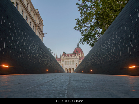 Memorial of Togetherness Budapest Hungary-stock-foto