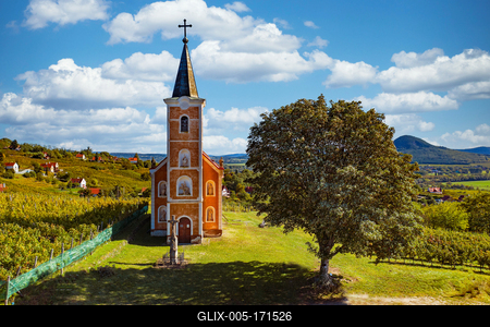 Poland cahpel in Hungary next to Hegymagas town-stock-foto
