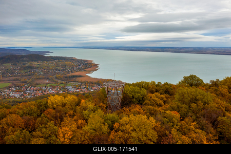 Saint Gerorge Hill in Hungary-stock-foto