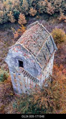 Oat silo near by Mezőhegyes-stock-foto