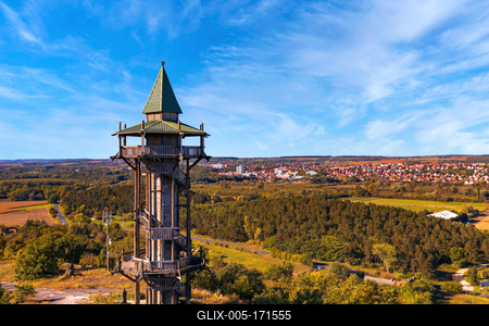Biked Margaret Lookout point in Hungary-stock-foto