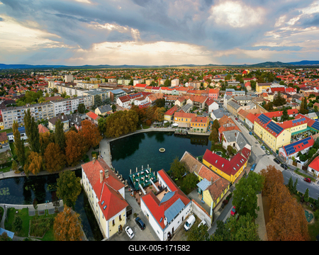 Tapolca mill pont in Hungary near by lake Balaton.-stock-foto