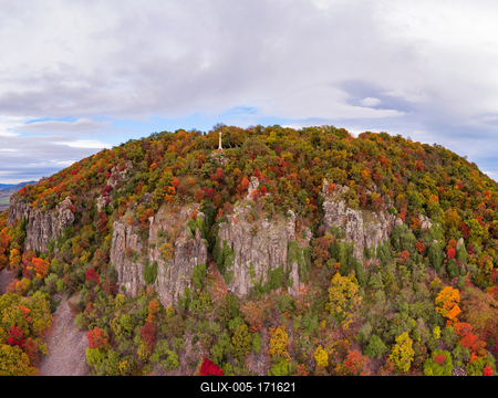 Saint Gerorge Hill in Hungary-stock-foto