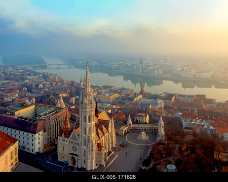 Europe Hungary Budapest Matthias chrurch Fishemrans bastion-stock-foto