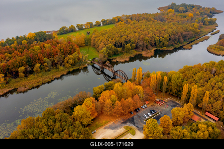Kanyavar island Little balaton area in Hungary-stock-foto