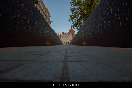 Memorial of Togetherness Budapest Hungary-stock-foto