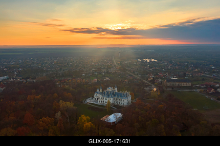 Botaniq castle in Tura City Hungary-stock-foto
