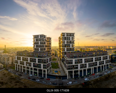 Metrodome estate in Ujpest Budapest Hungary-stock-foto