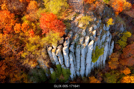 Saint Gerorge Hill in Hungary-stock-foto