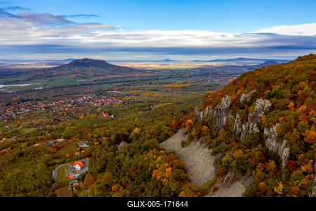 Saint Gerorge Hill in Hungary-stock-foto