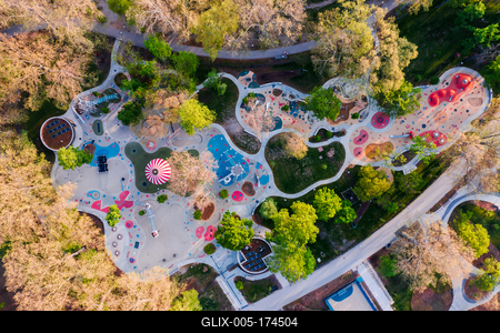 Budapest City park big playground-stock-foto
