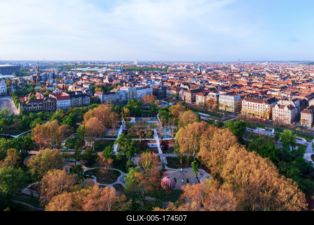 Budapest,a Városliget új játszótere-stock-foto