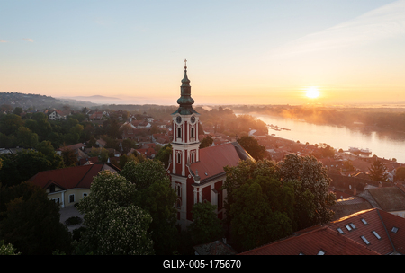 Belgrade serbian churc Szentendre Hungary-stock-foto