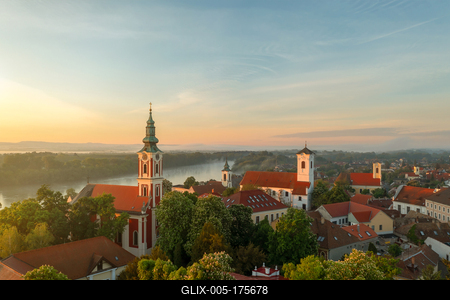 Blagovestenska church in Szentendre Hungary.-stock-foto