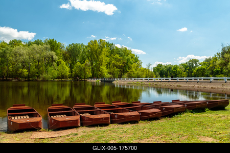 Splendid recreation place in south Hungary-stock-foto