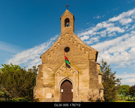 Saint Stephen chapel in Nagykopancs Hungary-stock-foto