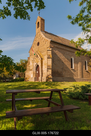 Saint Stephen chapel in Nagykopancs Hungary-stock-foto