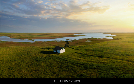 Kardoskut white lake in Hungary-stock-foto
