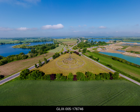 Memorial park for Battle of Muhi-stock-foto