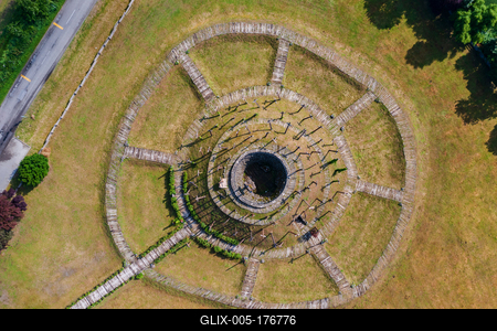 Memorial park for Battle of Muhi-stock-foto