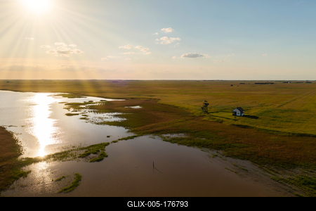 Kardoskut white lake in Hungary-stock-foto