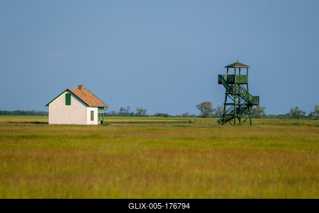Kardoskut white lake in Hungary-stock-foto