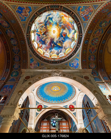 Szeged city dome in Hungary-stock-foto