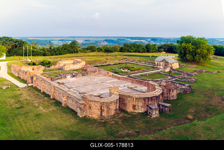 St Laszlo historical visitor center in Somogyvar Hungary-stock-foto