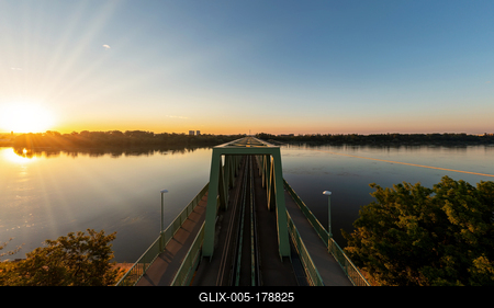 Northern connecting bridge in Obuda district Budapest Hungary.-stock-foto