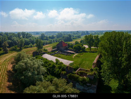 Fort of Onod town in Hungary-stock-foto