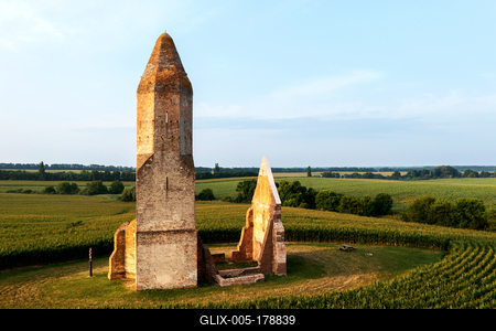 Pusztatorony near by Somogyvamos village in Hungary.-stock-foto