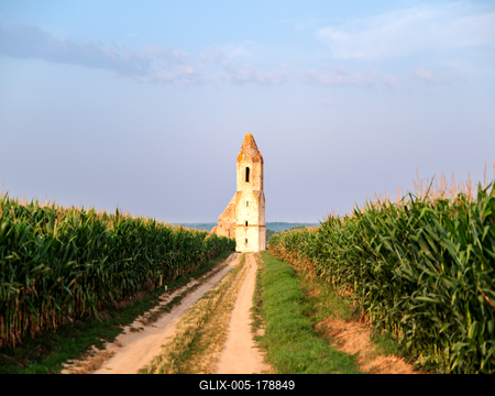 Pusztatorony near by Somogyvamos village in Hungary.-stock-foto
