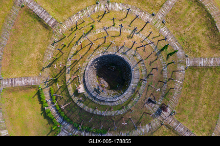 Memorial park for Battle of Muhi-stock-foto