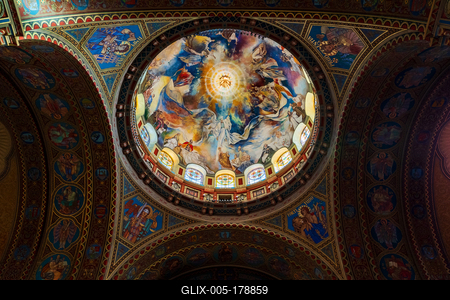 Szeged city dome in Hungary-stock-foto