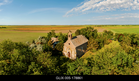 Saint Stephen chapel in Nagykopancs Hungary-stock-foto