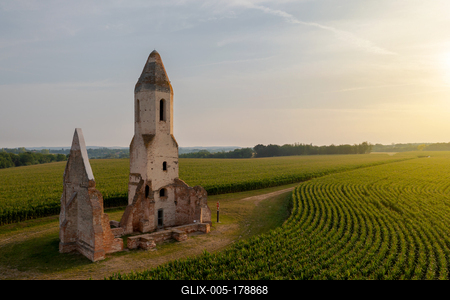 Pusztatorony near by Somogyvamos village in Hungary.-stock-foto