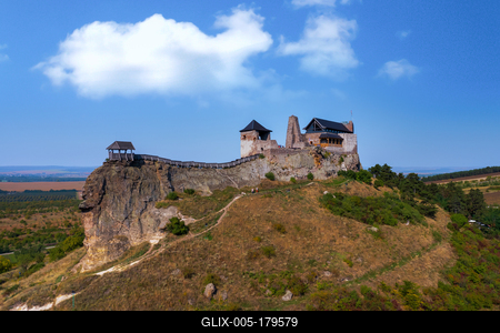 Castle of Boldogko in Hungary-stock-foto