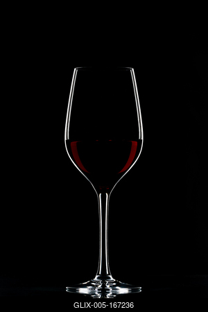 Red wine in glass-stock-foto