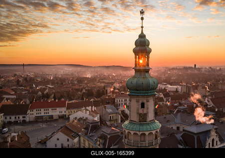 Sopron, Tűztorony-stock-foto