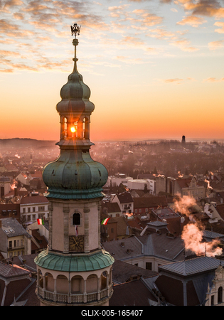 Sopron, Tűztorony-stock-foto