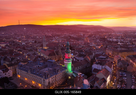 soproni tűztorony-stock-foto
