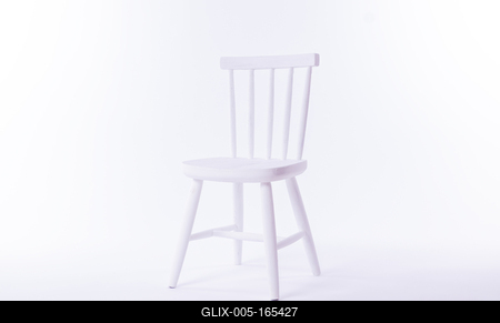 white wood chair with white background-stock-foto
