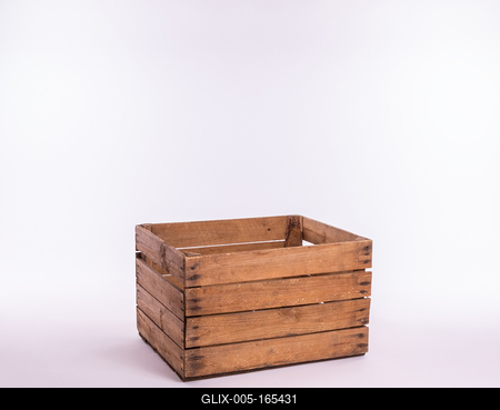 wooden crate isolated on white background-stock-foto