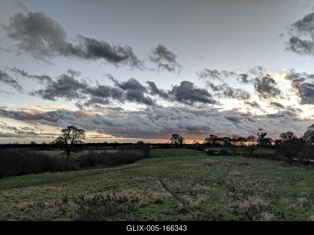 english farm land, field-stock-foto