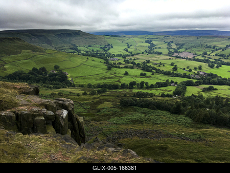 english farm land, field-stock-foto