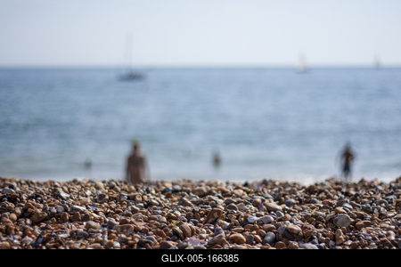 Beach, summer, ocean, waves, sand-stock-foto