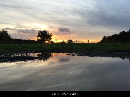 english farm land, field-stock-foto